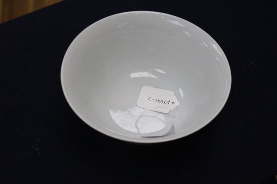 A Chinese thousand flower bowl, mark to the base, Diameter 20cm